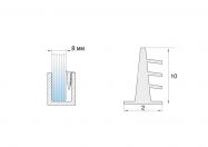 Ущільнювач GIFF ялинка прозорий